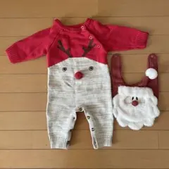 el bebe oso トナカイ ロンパース 6M サンタスタイ　クリスマス