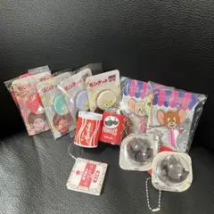 トムとジェリー モンチッチ 棒付きフェイスチャーム ハートチョコミニコインケース