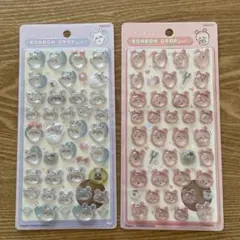 BONBON DROP ボンボンドロップシール　モモンガ　古本屋　２点セット