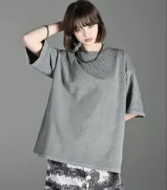 ADRER アドラー エッセンシャルヘビーコットンピグメントTシャツ Lサイズ