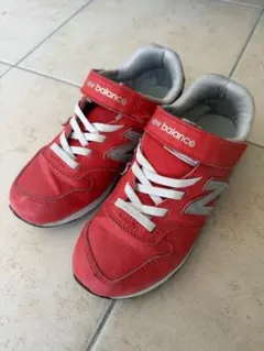New Balance 赤 スニーカー ベルクロ