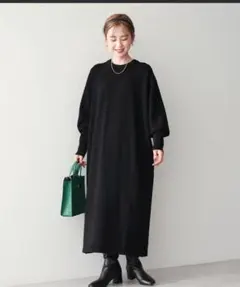 アメリカンホリック　クルーネックニットワンピース