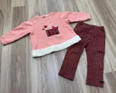 最終値　familiar トレーナー/ズボン　２点セット② 90cm