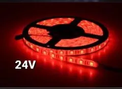 24V LED テープライト 防水 5m 　レッド　トラック用品のサムネイル