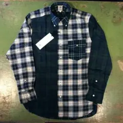 BLUEBLUE 別注 ブルーブルー HRM ハリラン シャツ チェックシャツ
