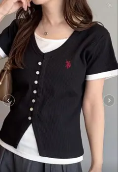 新品タグ付U.S. POLO ASSN. レイヤード風Tシャツのサムネイル