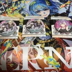 ホロライブ　ストリートファイター6コラボ　常闇トワ缶バッジ3個セット