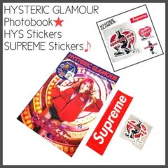 ヒステリックグラマー HYS ステッカー Supreme付セット