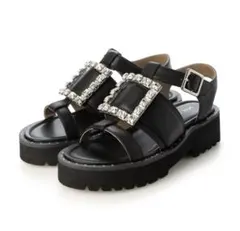 MODE ET JACOMO ビジューバックルストラップサンダルのサムネイル