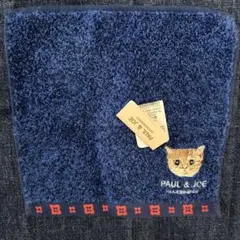 PAUL & JOE 猫刺繍 タオルハンカチ