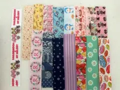 【22mm.25mmグログランリボン】16種31枚はぎれセット