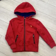 RALPH LAUREN 厚手パーカー 100㎝ ラルフローレン 3歳 赤