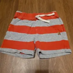 babyGap オレンジグレー ストライプパンツ 18-24ヶ月
