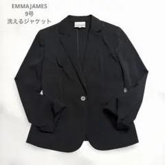 美品　EMMAJAMES 洗える　テーラードジャケット　オフィス　春夏　M