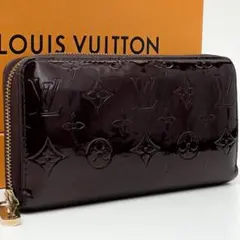 最高級美品 ルイヴィトン ジッピーウォレット ヴェルニ ラウンドファスナー 財布 LOUIS VUITTON（ルイ・ヴィトン） 長財布 ラウンドファスナー