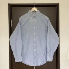 Brooks Brothers オックスフォードシャツ ブルー 無地 USA製