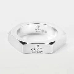 GUCCI ring Hexagon グッチ リング シルバー925 19 - メルカリ