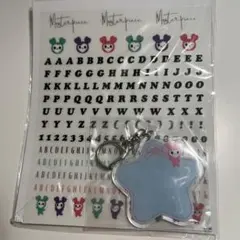 モモ　ネームプレートキーホルダー
