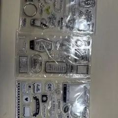 スタンプセットとアルファベットスタンプ