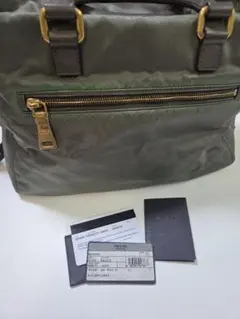 PRADA オリーブグリーン ショルダーバッグ