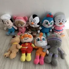 アンパンマン マスコットぬいぐるみ 9体セット