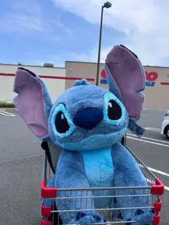 コストコか限定　特大スティッチ　新品未使用　紙タグ付き　レシートあり 新品未使用 コストコ スティッチ 特大ぬいぐるみ 8月購入品