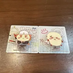 ちいかわ アクリルシーン クリップ ビスケット　2個セット　シーサー　ラッコ