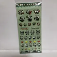 正規品　SWIMMER スイマー PVC立体シール ぱんだちゃん　ぷっくりシール