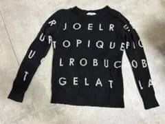 gelato pique ジェラートピケ ロゴプルオーバー ブラック