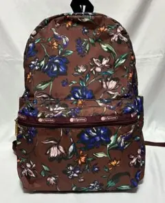 希少LeSportsacレスポリュック大草直子コラボ花柄ブラウン美品！