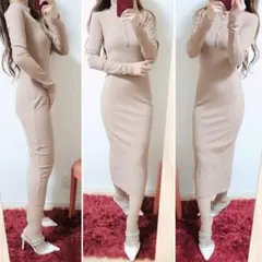 新品タグ付♥️H&M　リブカットソーワンピース　ベルシュカ　ZARA　リゼクシー