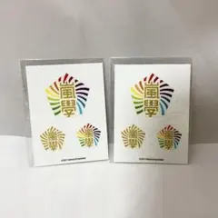 嵐 ステッカー シール ワクワク学校　5×10 2011年 ARASHI