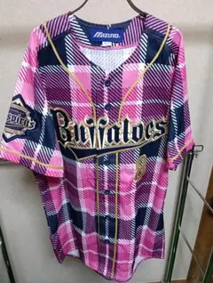 ミズノ製 オリックス 後藤駿太 オリ姫 ハイクオリティユニフォーム チェック柄M 2025年最新】オリックス ユニフォーム 駿太の人気アイテム