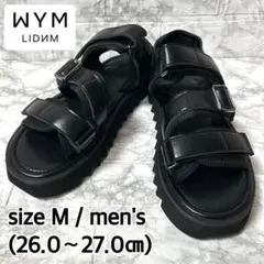 【未使用品】WYM LIDNM SHARK SOLE サンダル ブラック Mのサムネイル