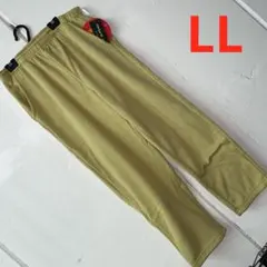 LLサイズ裏起毛スウェットパンツ　マスタード