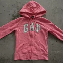 Gap ピンク　ジップパーカー　y2k 平成ギャル　短丈