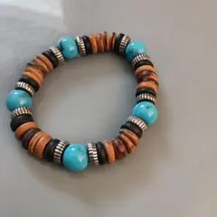 カジュアルビーズブレスレット