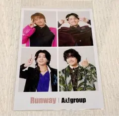 Aぇ! group Runway 通常盤 証明写真風フォトシート おもろver