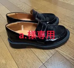 【美品】ユニクロC ローファー 黒 23.5cm 使用少