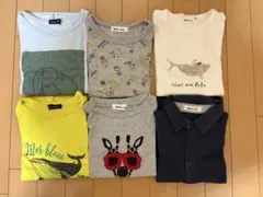 130 男子服 男の子 子供服 夏服 まとめ売り Tシャツbebe Noël