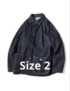 KAPITAL 12ozデニム CACTASカバーオール 大戦モデルsize 2のサムネイル