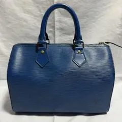ルイヴィトン　ハンドバッグ　エピ　スピーディ25 トレドブルー　M43015