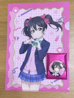 ラブライブ 15周年記念 ポップアップ 缶バッジ 購入特典 矢澤にこセット