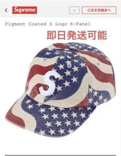Supreme Pigment Coated S Logo 6-Panel