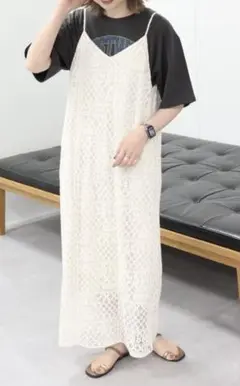 AMERICAN HOLICワンピース レースキャミロングワンピース