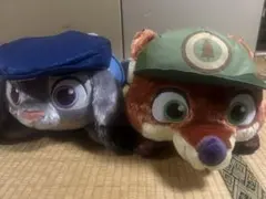 ズートピア　寝そべりぬいぐるみ　セット　タグなし