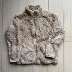 UNIQLO フリースジャケット 140 ベージュ
