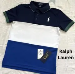 Ralph Lauren ポロシャツ ネイビー/ホワイト/ブルーラルフロー