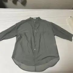GLACIER グレー ボタンシャツ Sサイズ
