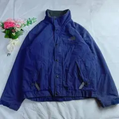 ザノースフェイス ナイロンジャケット フリース裏地 ネイビー Mサイズ 日本製